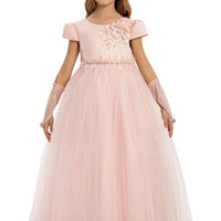 Lovely Girls Dress Pink 35190