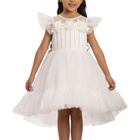 Lovely Girls Dress White 35194
