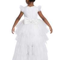 Lovely Girls Dress White 34148
