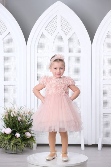 Flower Baby Dress Pink 3163