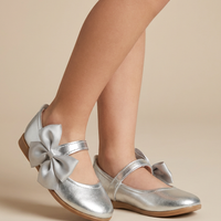 Girl Shoes B-200 Silver