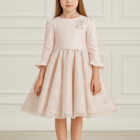 Lovely Pink Dress 5424