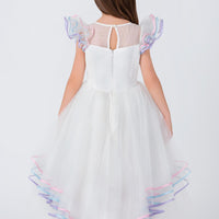 Lovely Girls Dress White 35051