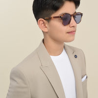 Boys Beige Suit 9091