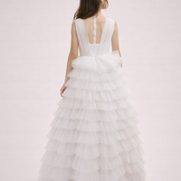 Elegant White Dress OZL 23026