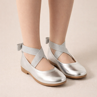 Girl Shoes B-300 Silver