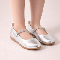 Girl Shoes B-111 Silver