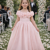 Girls Dress POR 3157 Pink