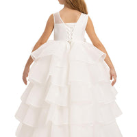 Lovely Girls Dress White 35219