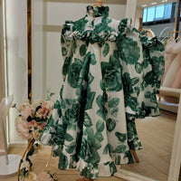 Girls occasion dress Green 2409