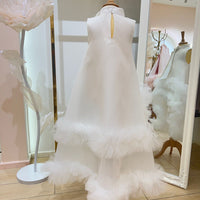 Fancy White Dress PP 26090