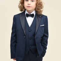 Boys Navi Suit 9082