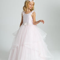 Luxury Long Pink Dress 2908
