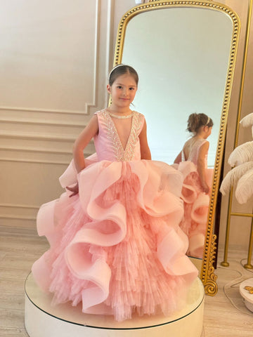Glamour Pink Dress OZL 23012