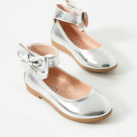 Girl Shoes B-550 Silver