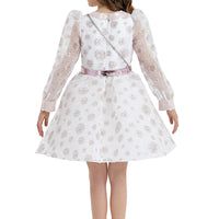 Pink & Silver Lovely Dress 33086