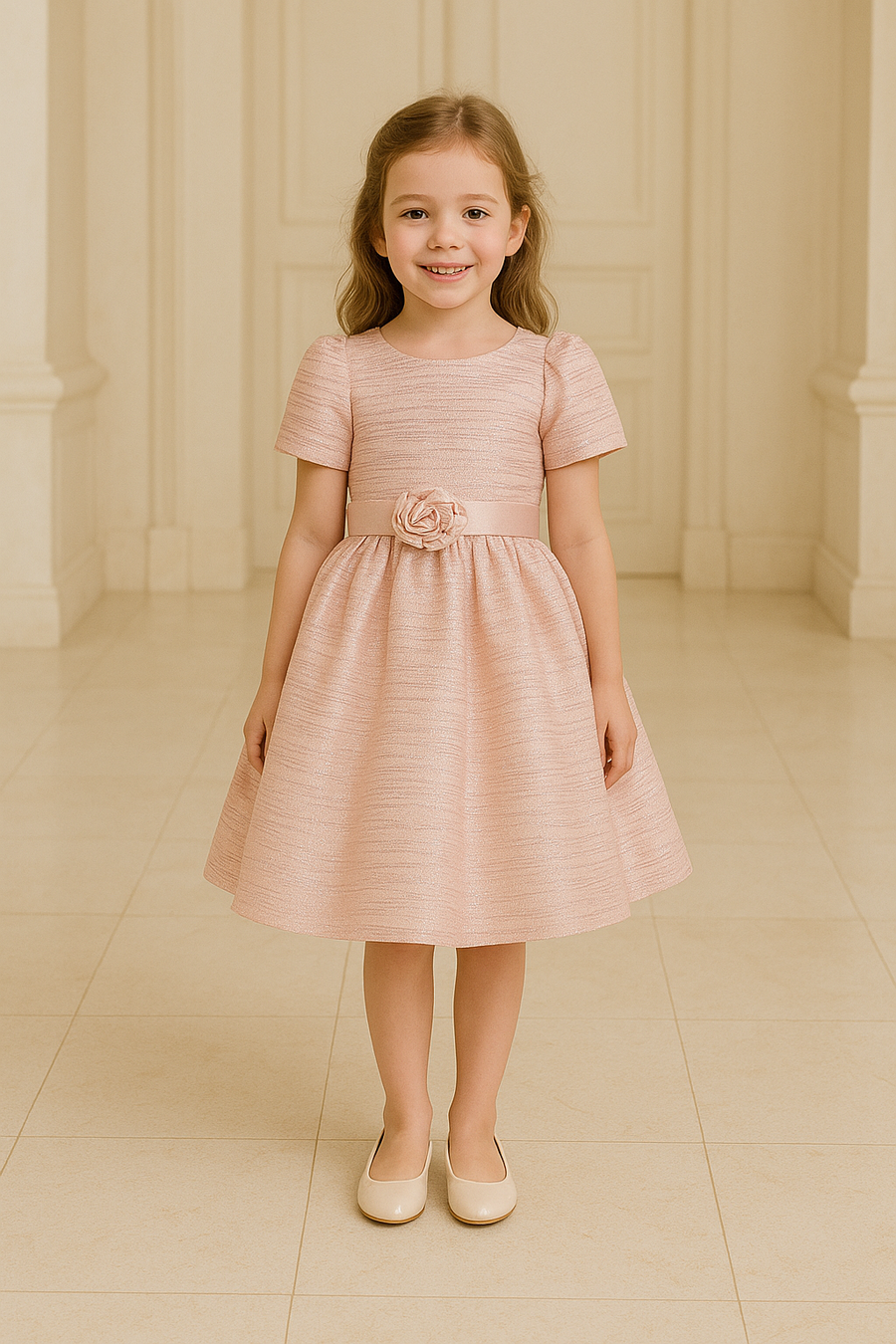 Lovely Pink Dress 5222