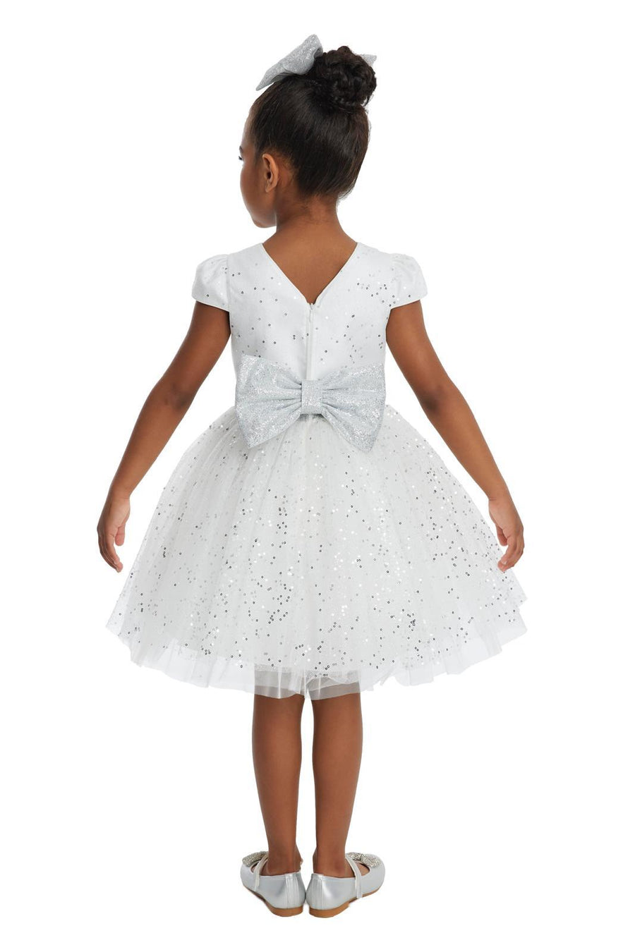 Lovely Girls Dress White 34001