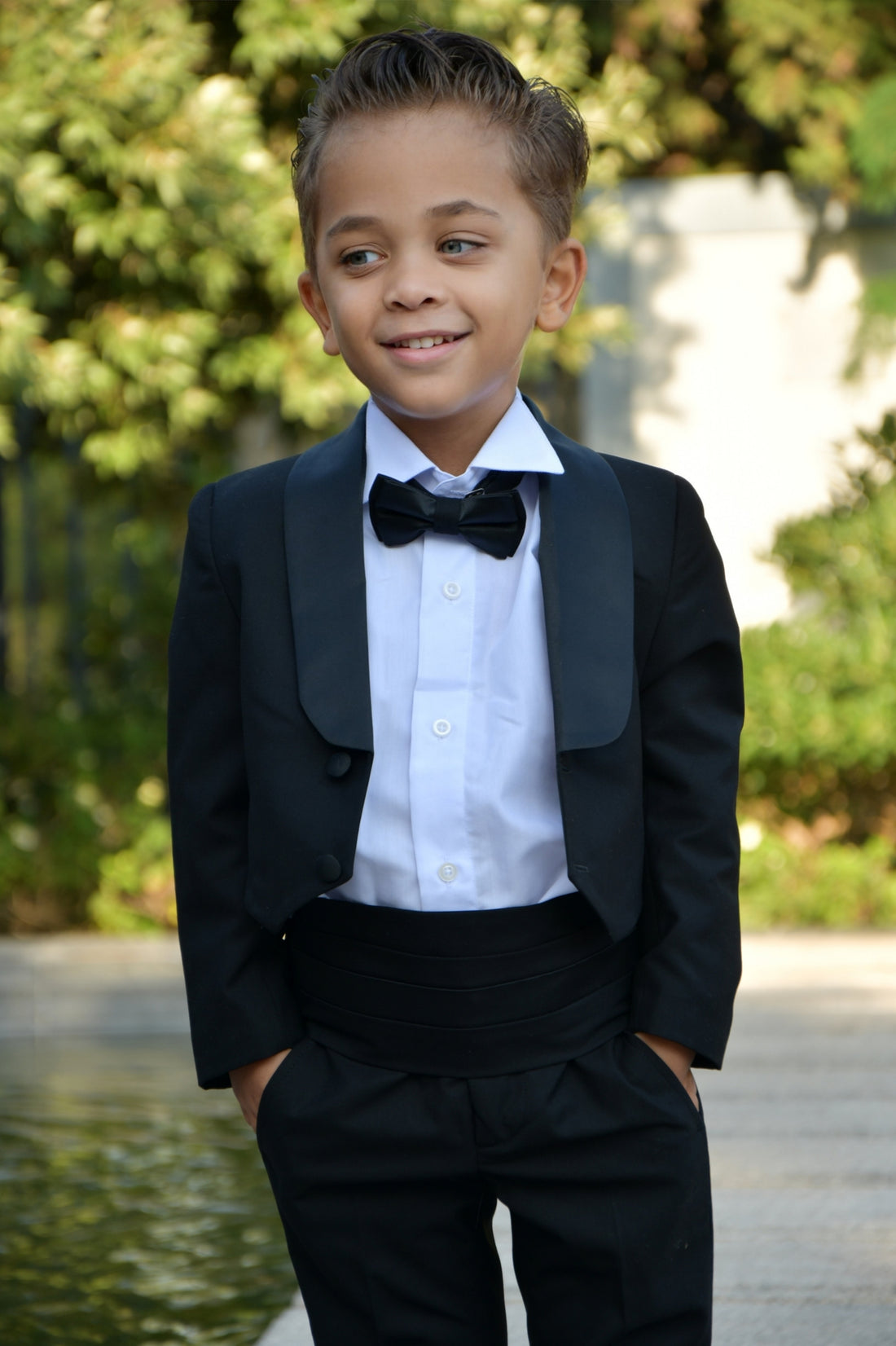 Bow Tie Blue Baby Boy Outfit Baby Boys Christening Outfit