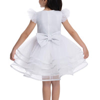 Lovely Girls Dress White 34060
