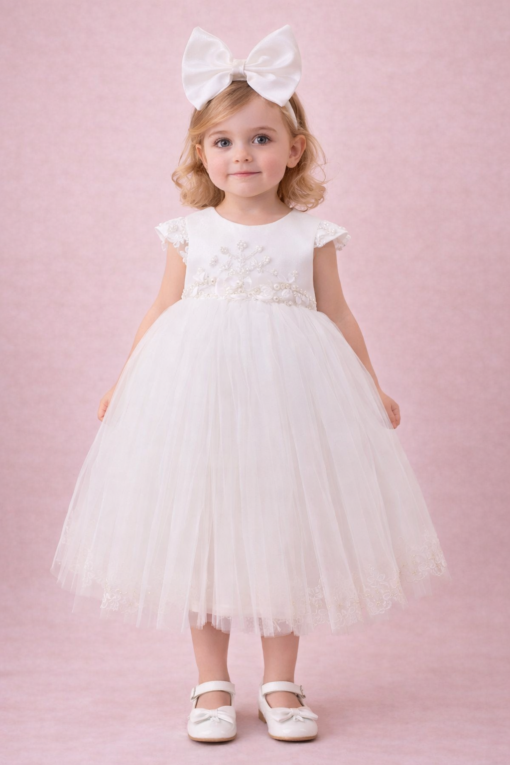 Baby White Dress 416