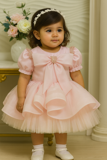 Nelly Pink baby Dress OZL 23030