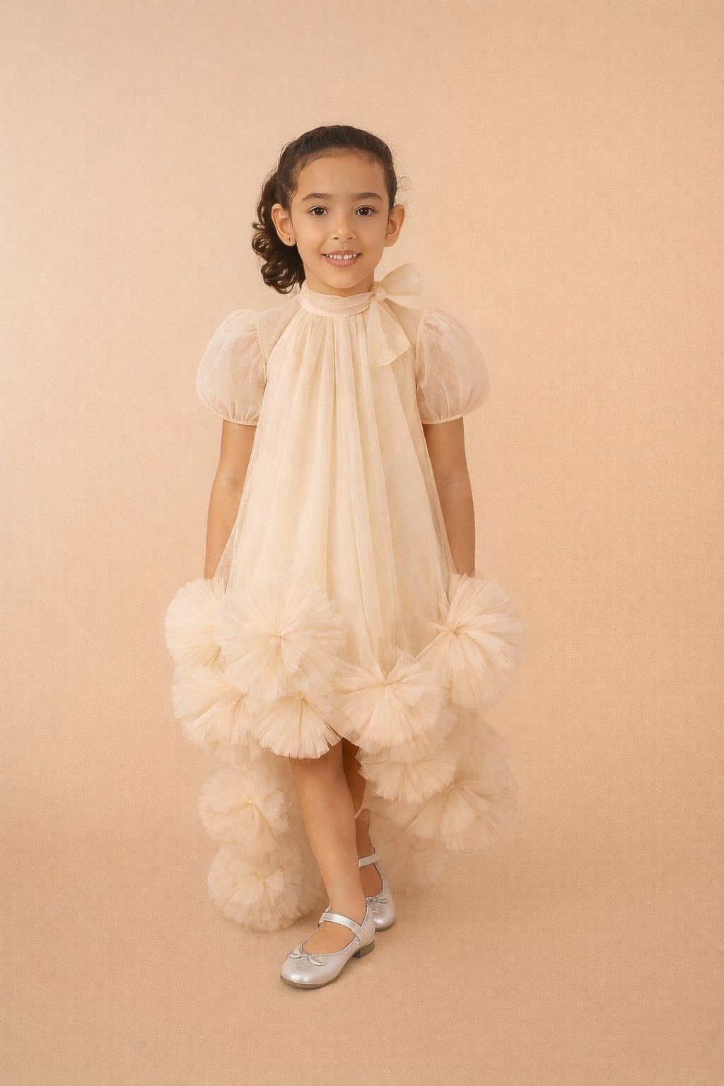 Gold Cloud Couture Dress 3204