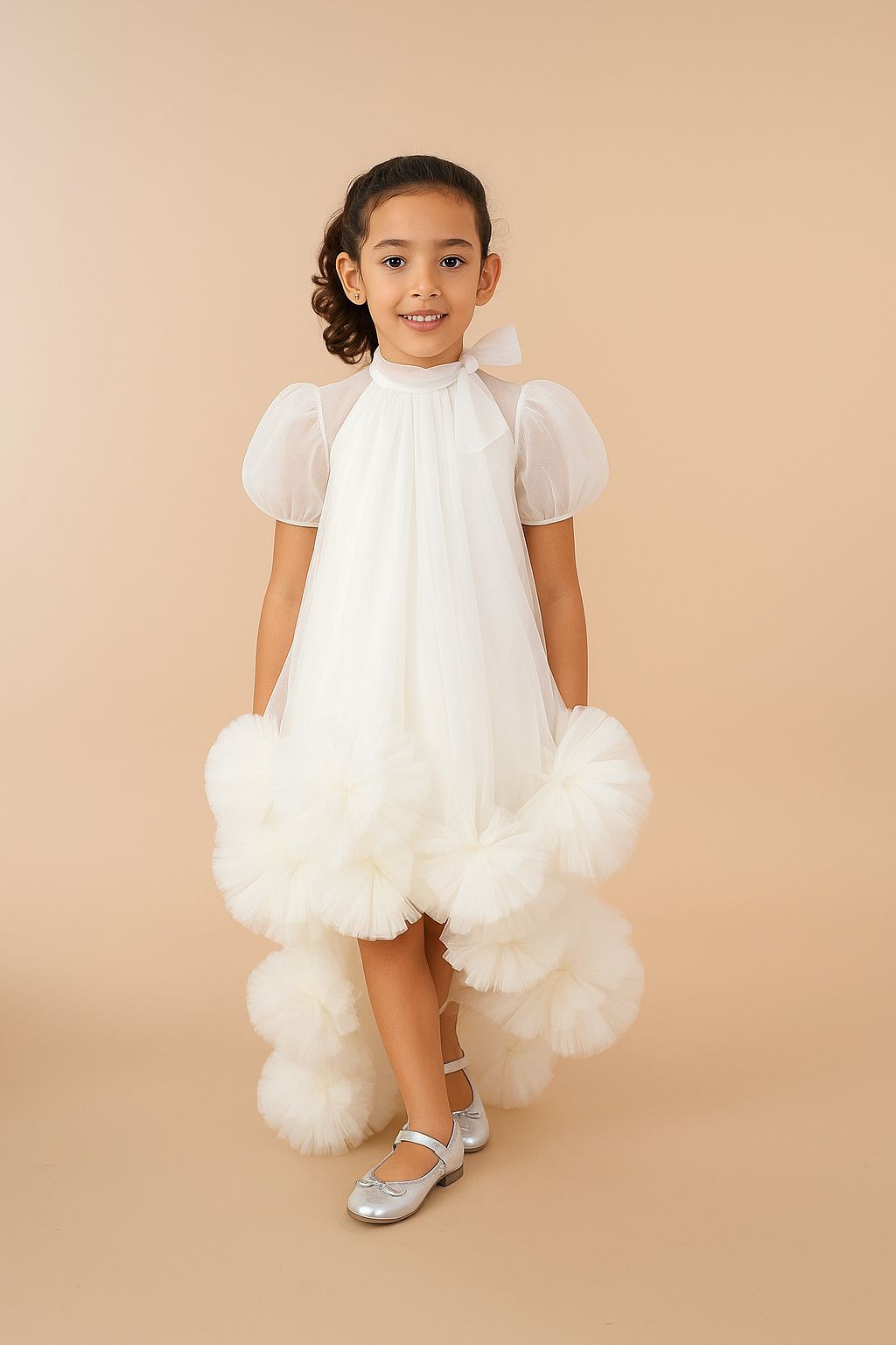 Ivory Cloud Couture Dress 3204