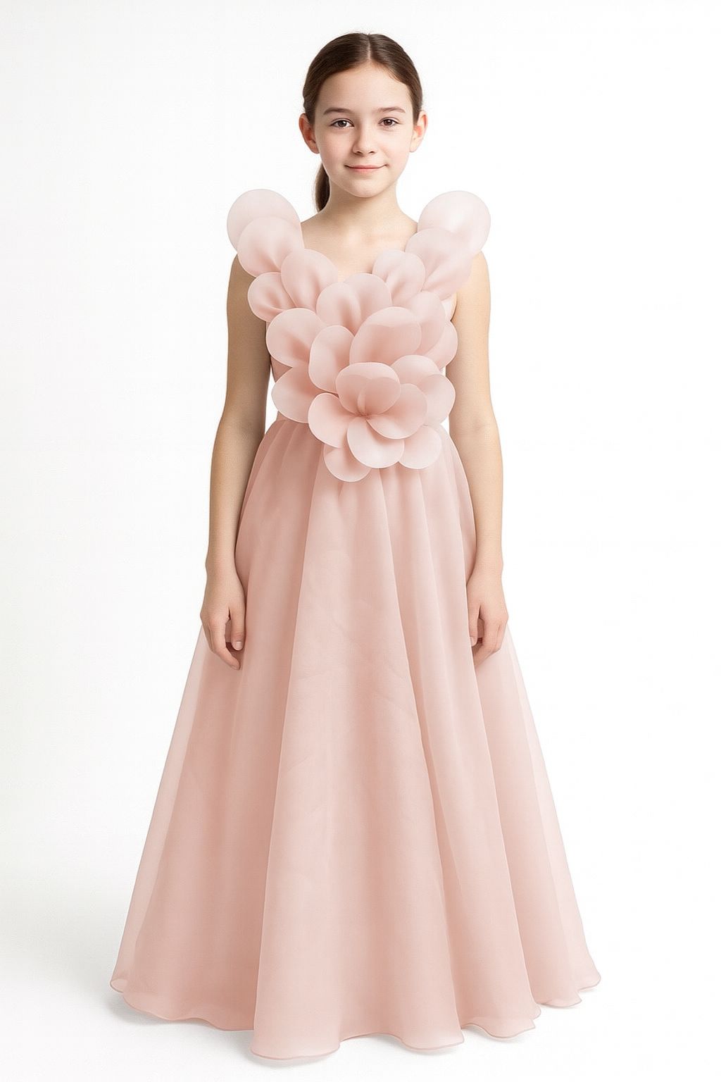 Girl Dress POR 3181 Pink