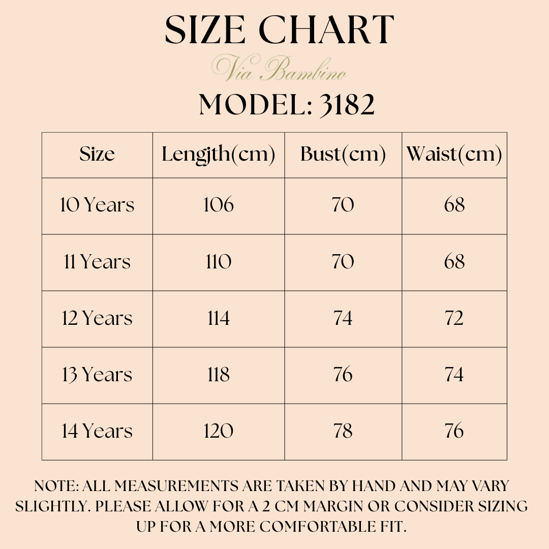 Flower Girls Dress Salmon 3182