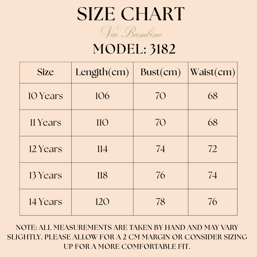 Flower Girls Dress Salmon 3182