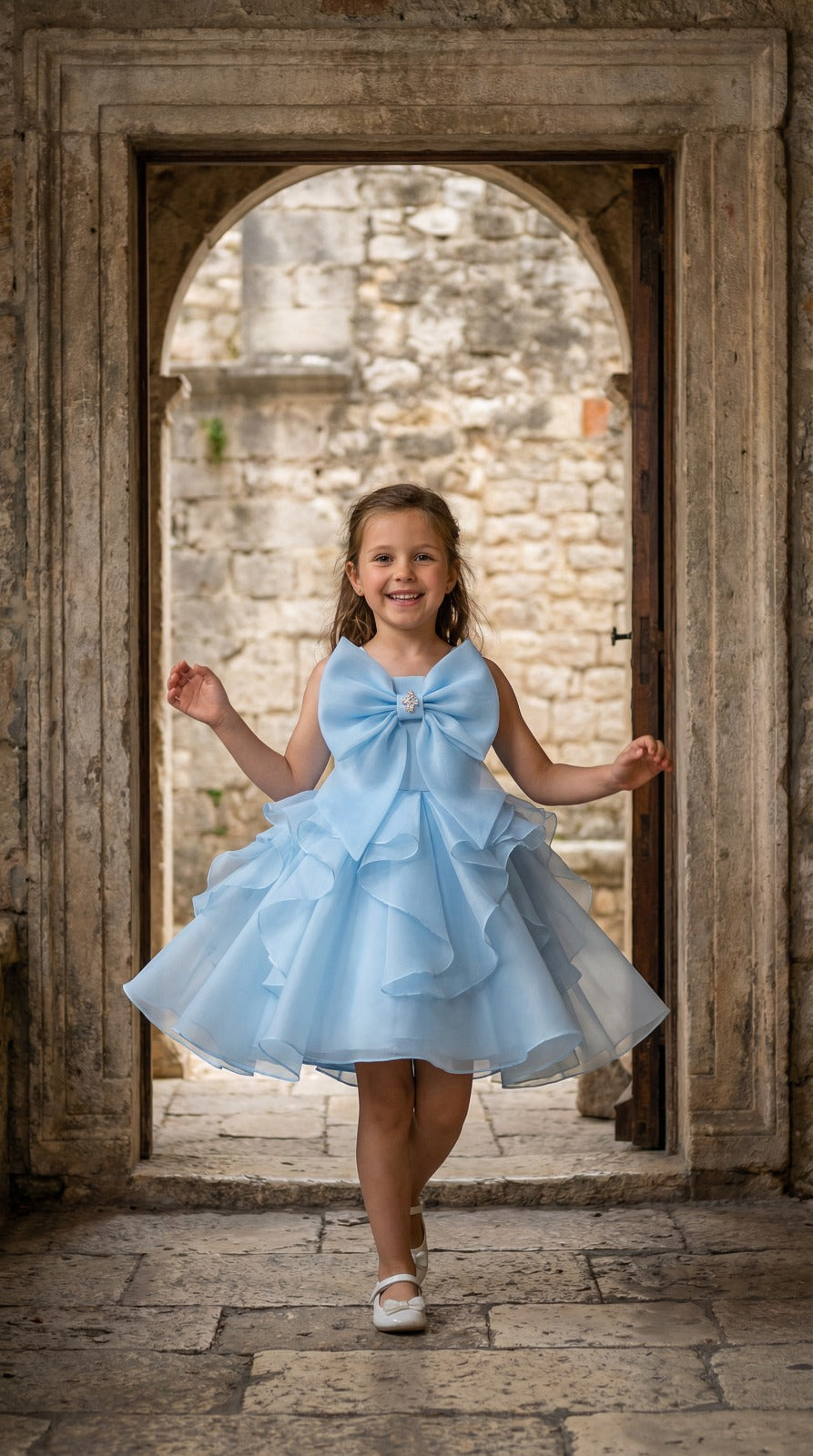 Blue Belle Couture Dress 3231