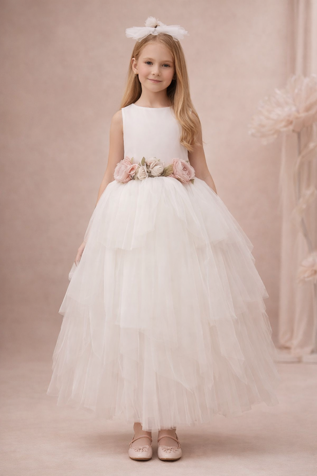 Elegant White Dress OZL 24032