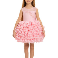Lovely Girls Dress Pink 35227