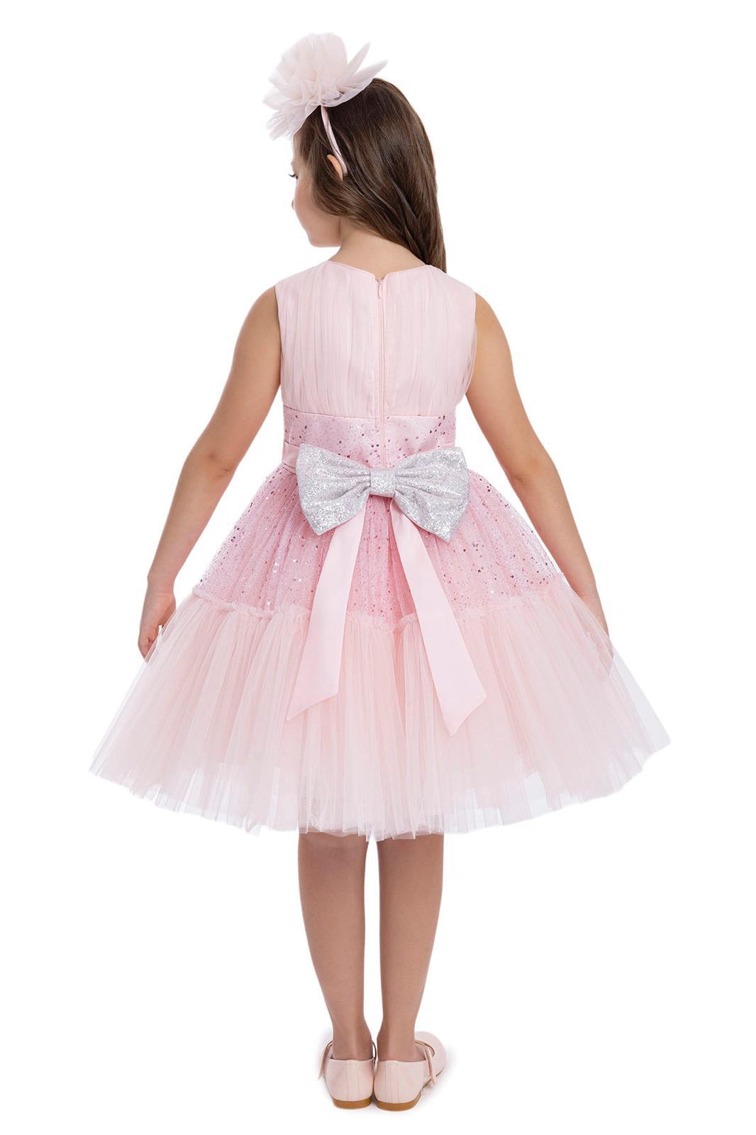 Lovely Pink Girls Dress 34002