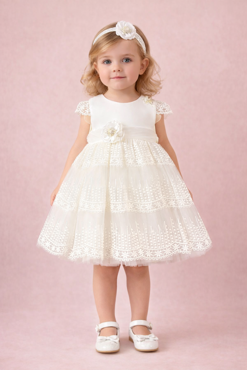 Lovely Ivory Dress BG 504