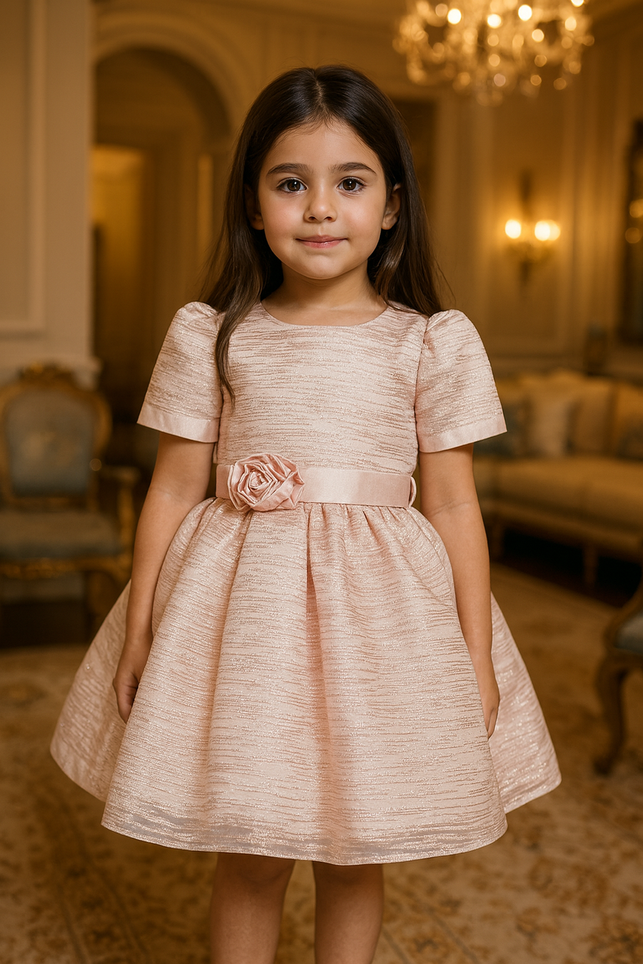 Lovely Pink Dress 5222