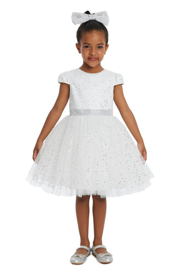 Lovely Girls Dress White 34001