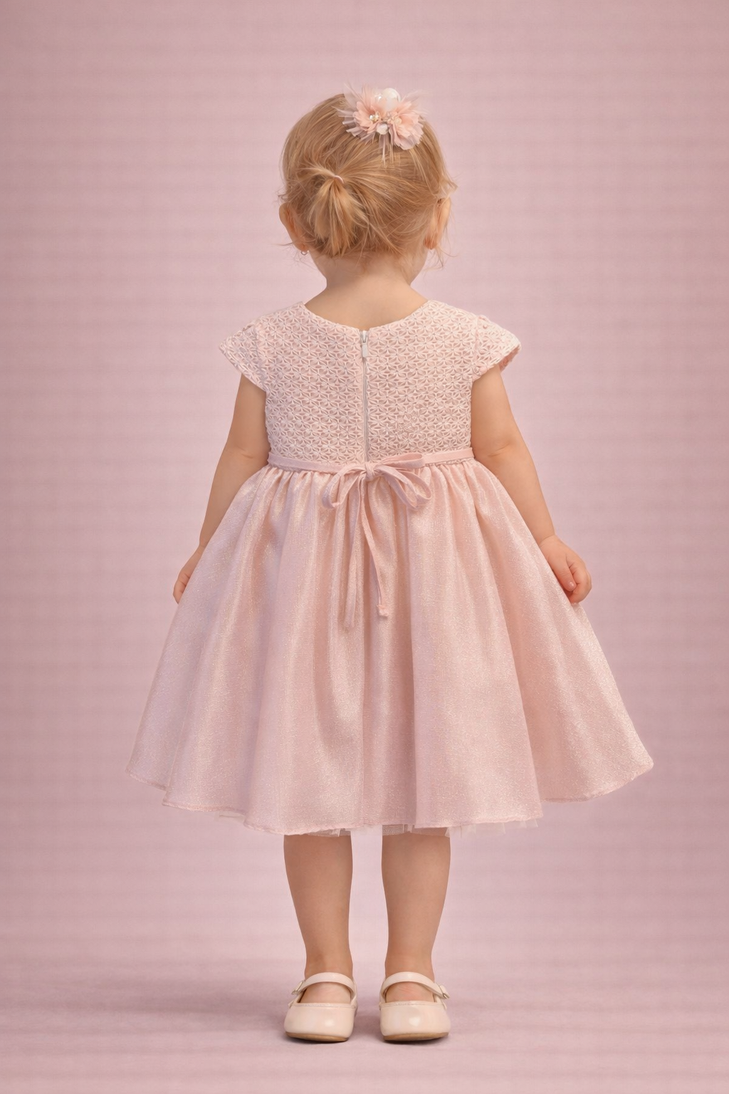 Blush Pearl Baby Couture Dress 606