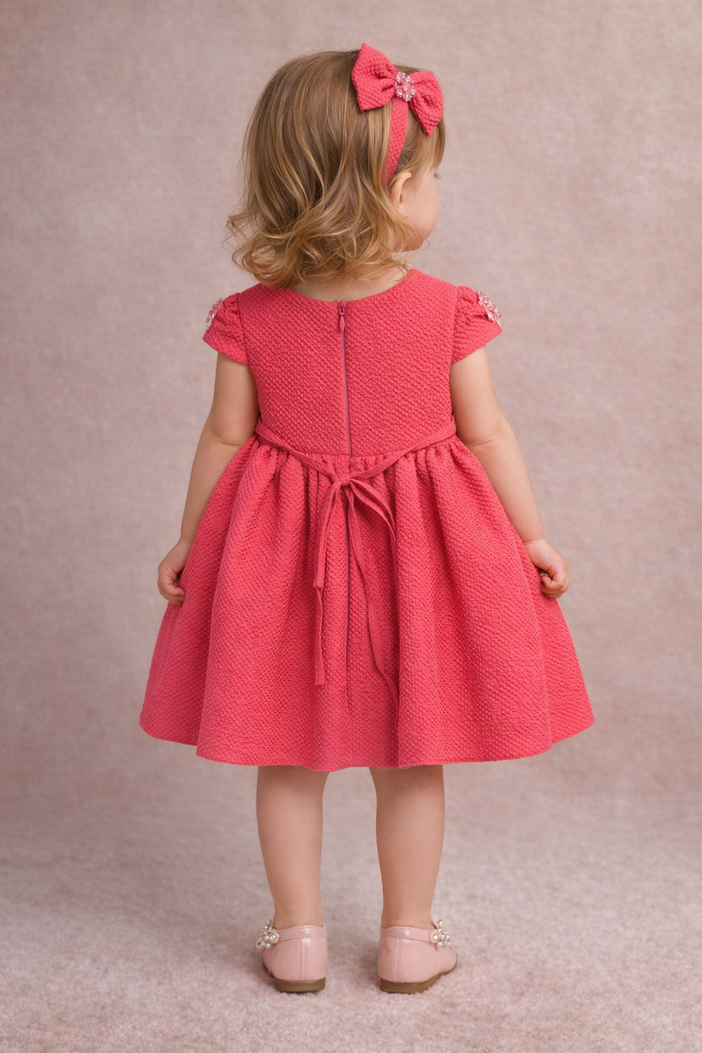 Fuchsia Grace Baby Couture Dress 616