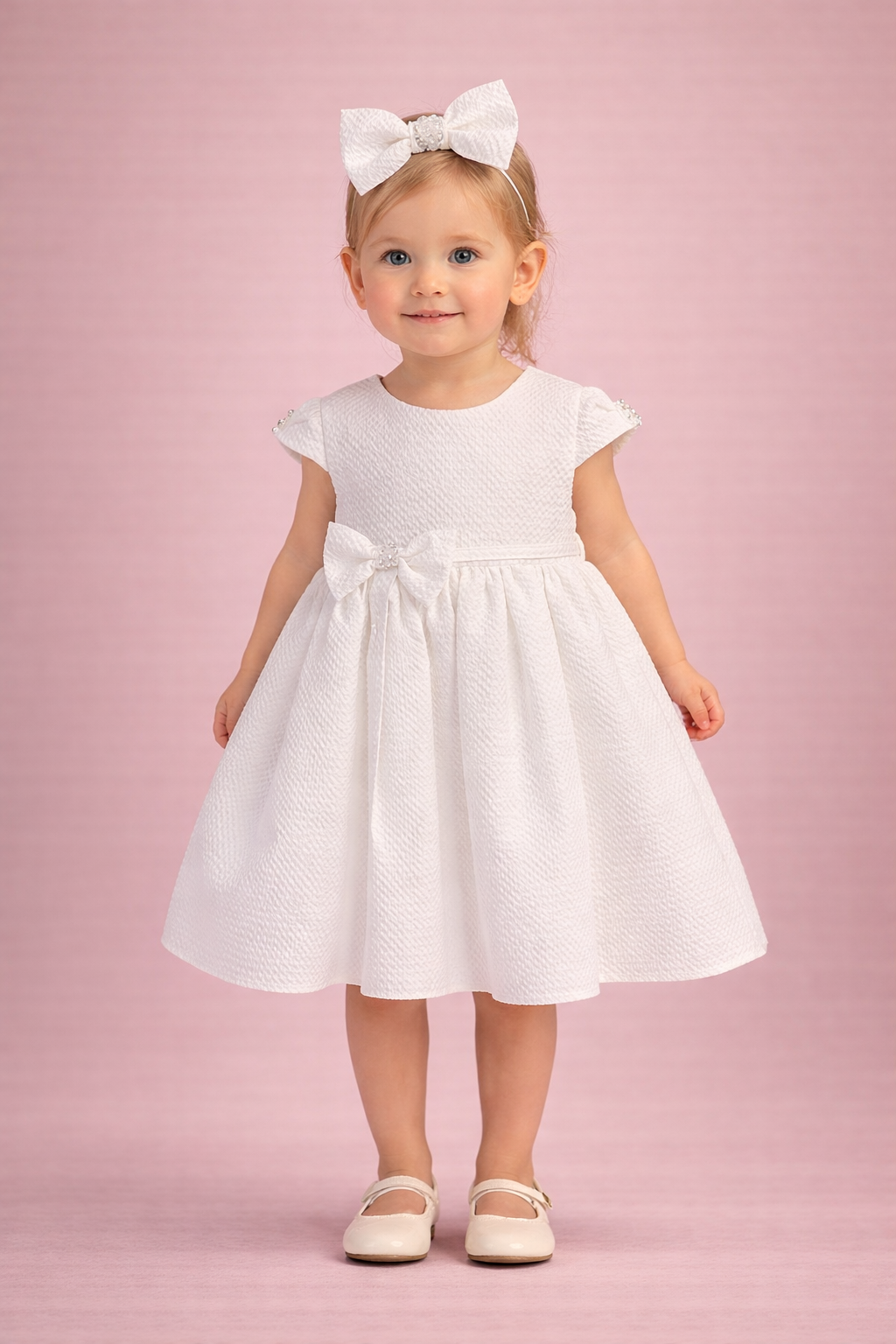 Pearl Grace Baby Couture Dress 616