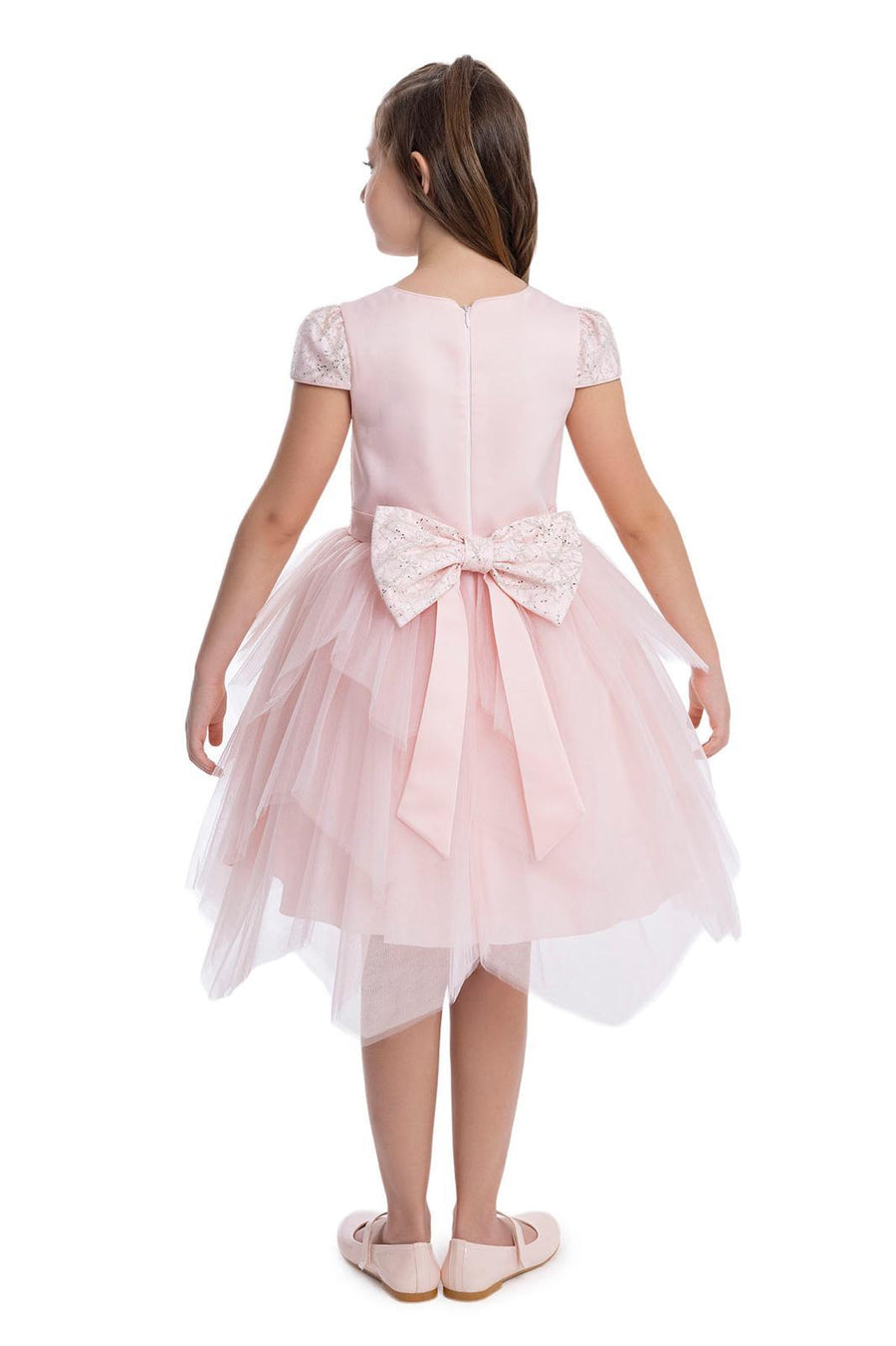 Lovely Pink Girls Dress 34012