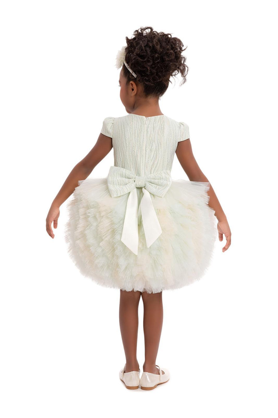 Lovely Girls Dress White 34188