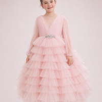 Elegant Pink Dress OZL 23026