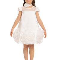 Lovely Girls Dress White 35113