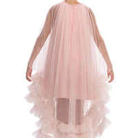 🌸 Blush Couture High-Low Ruffle Dress 🌸36125