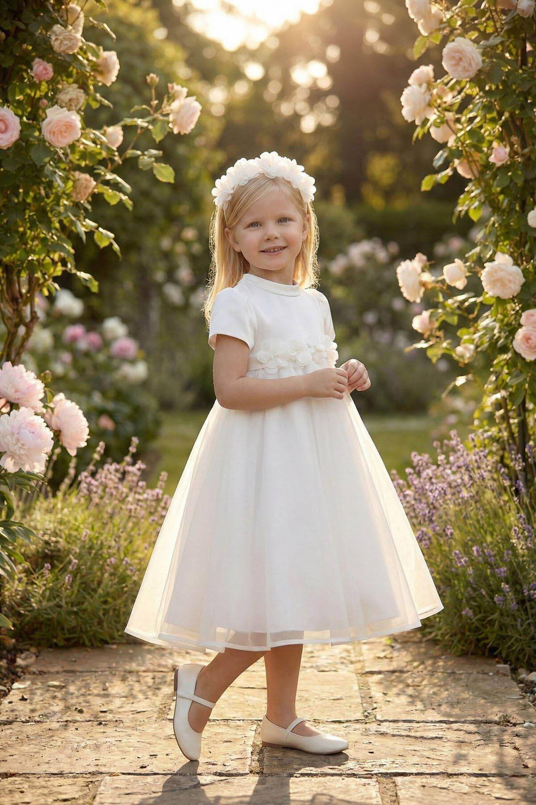 🤍 Ivory Garden Princess Dress 36392