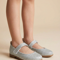 Girl Shoes B-180 Silver