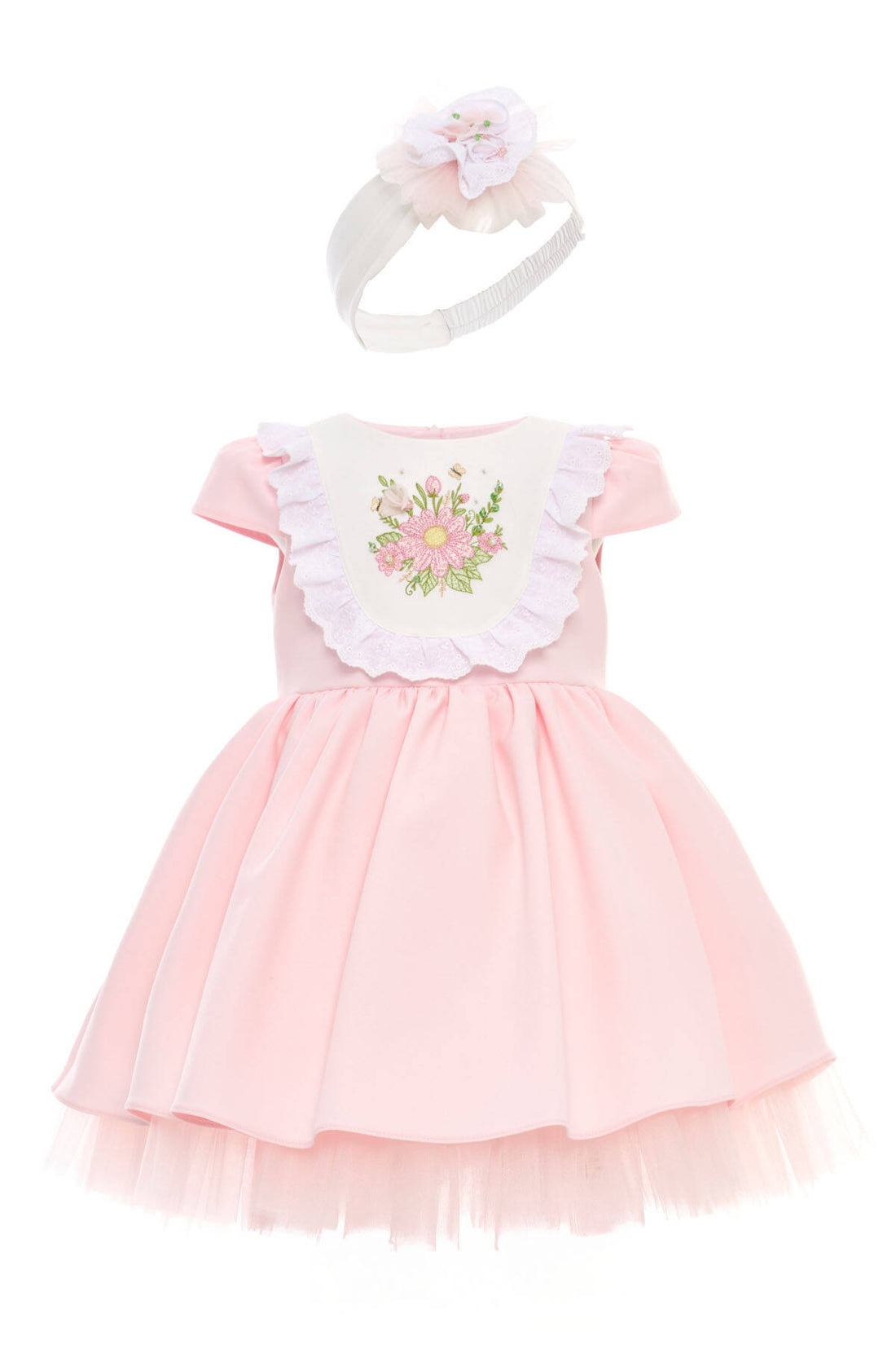 🤍Blush Garden Lace Baby Dress 🤍 36122