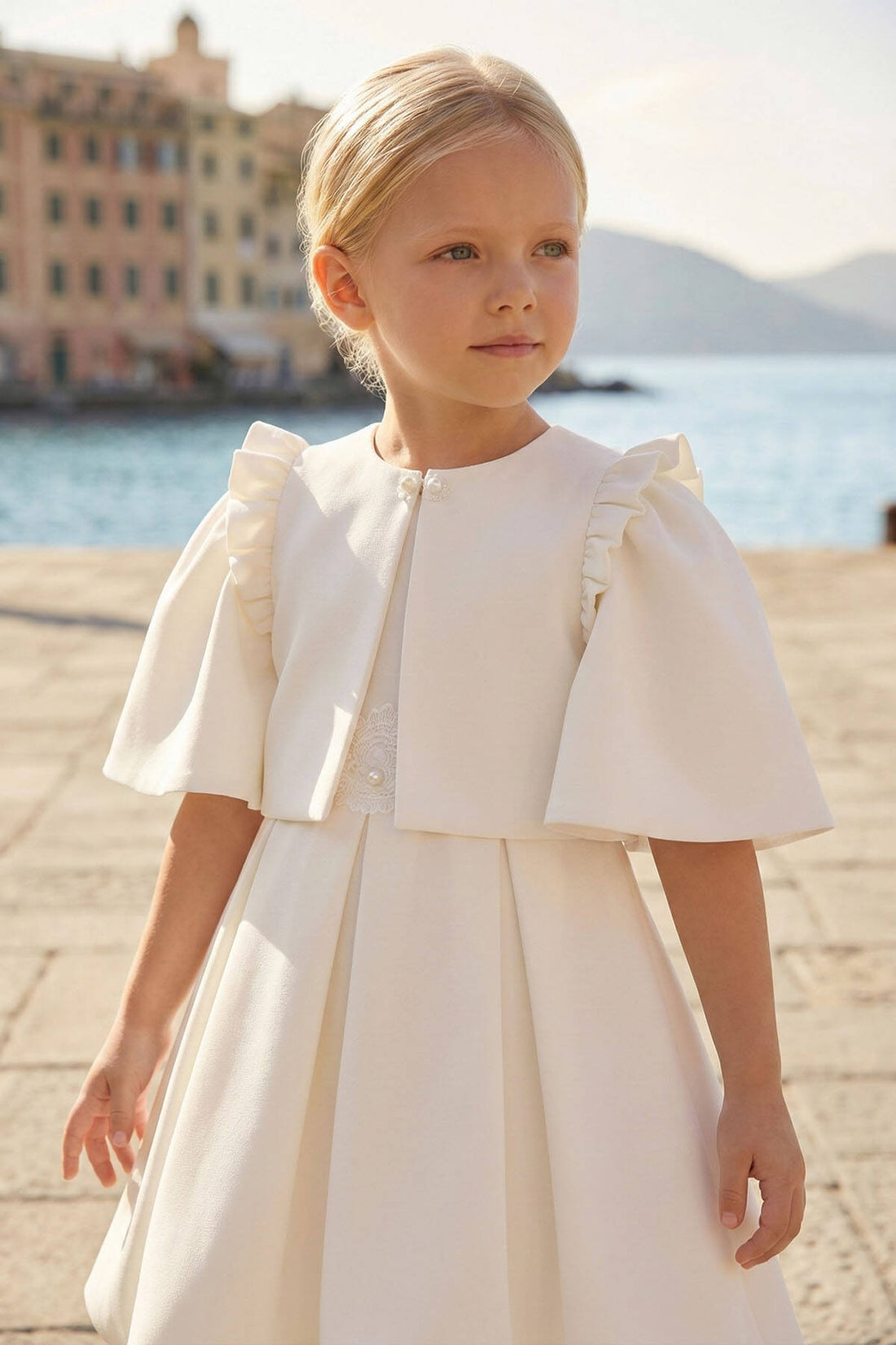 🤍Ruffle Couture Cape Jacket🤍36452🤍